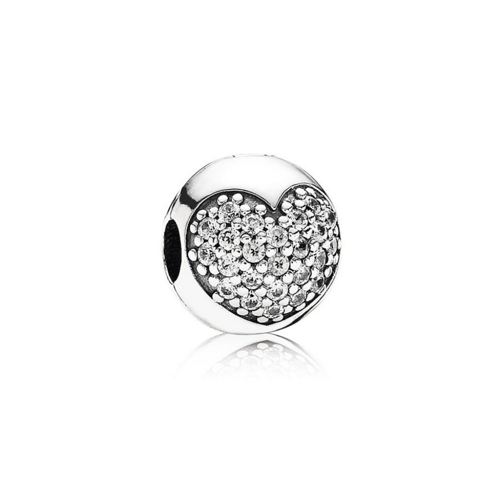 Pandora Love of My Life Heart Clip Charm